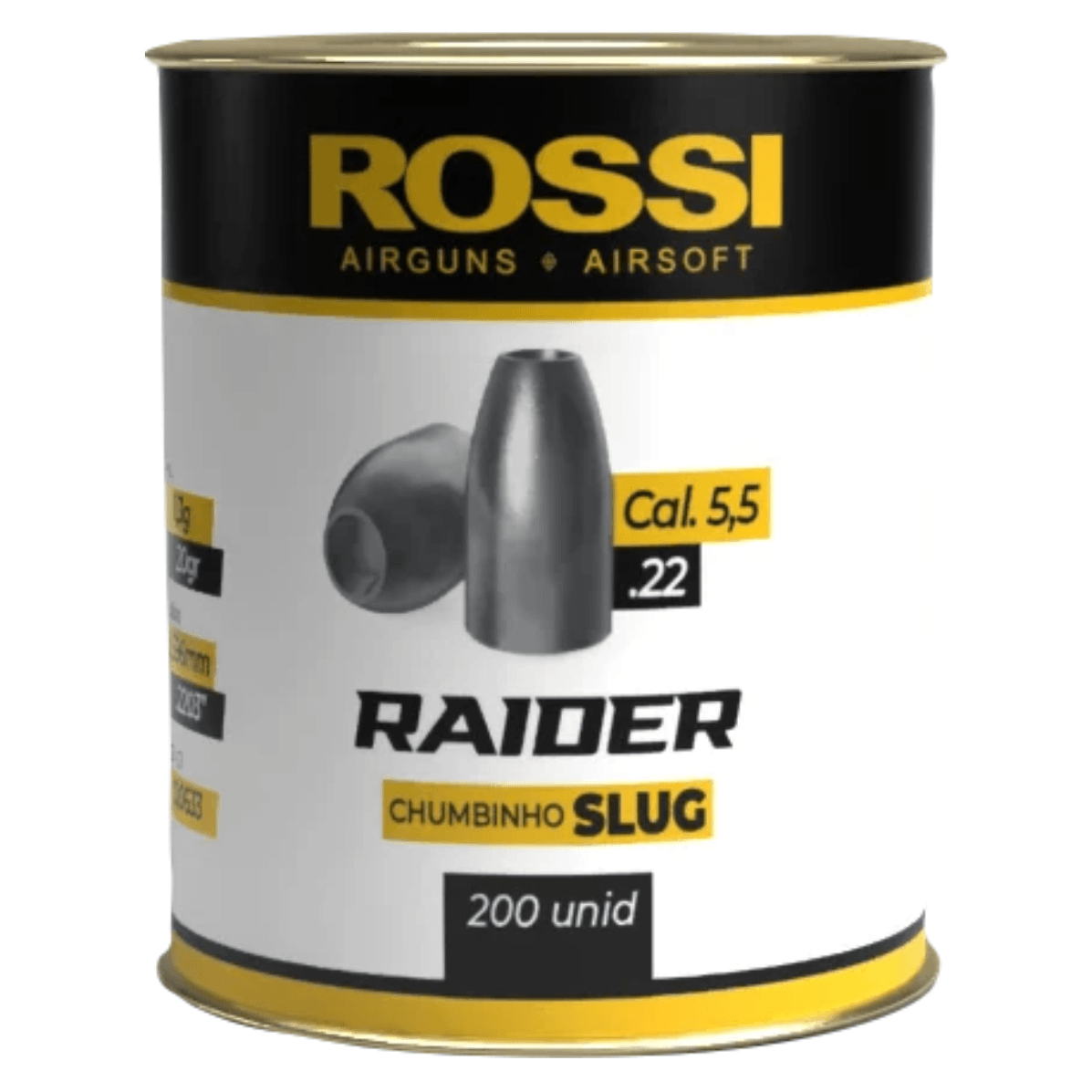 CHUMB. ROSSI SLUG RAIDER 5,5 MM 200 UNID.