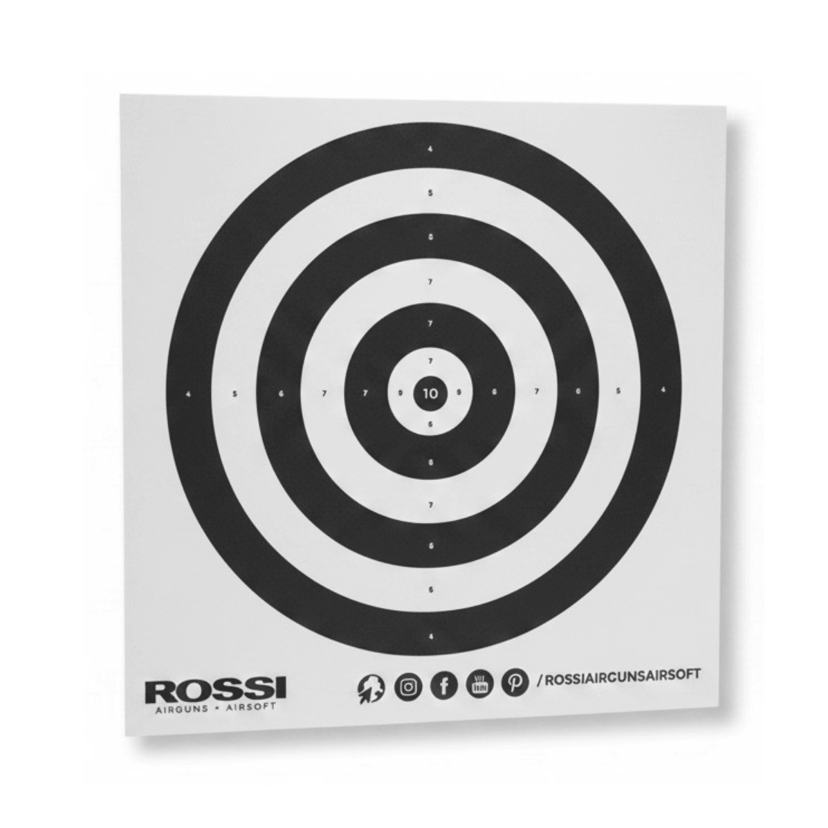 ALVO AIRGUNS AIRSOFT PRETO 140X140MM PCT 05 UN. CBL0193